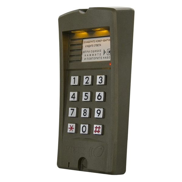 Блок вызова VIZIT БВД-310F аудио,накладной, MF