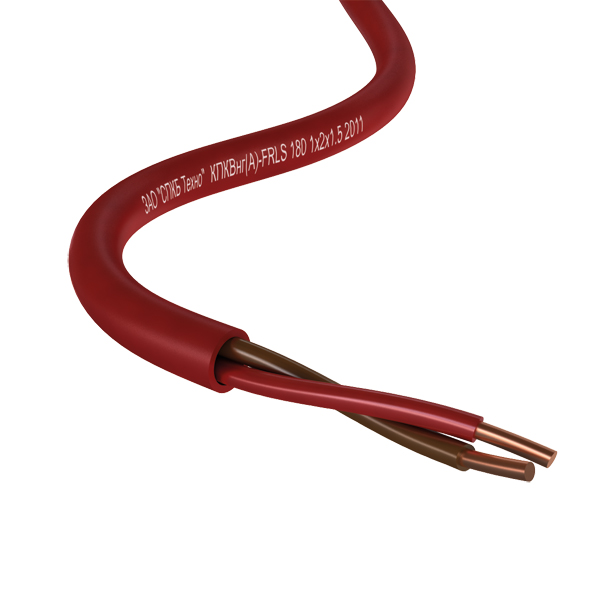 КПКВнг(А) -FRLS 1х2х0,2 (0,5мм) кабель пож. сигнализации , красн. цвета (бухта 200м)