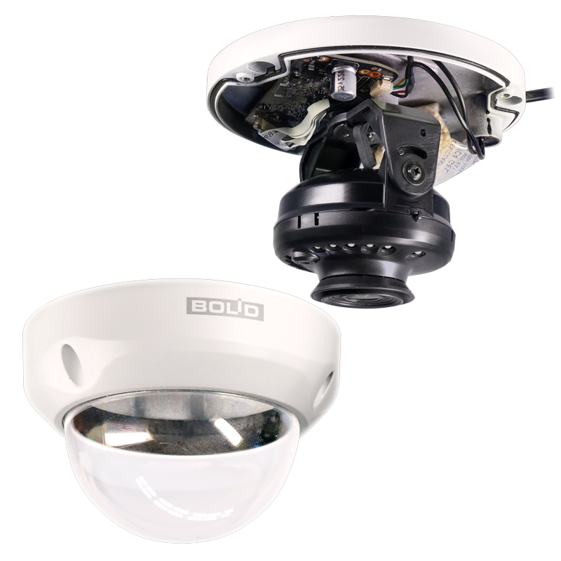 Видеокамера BOLID VCG-222 профессиональная (2.8mm) 2.0Mp protect dome TVI/AHD/CVI/CVBS