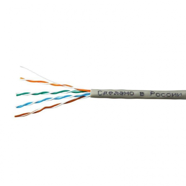 UTP 5e 4х2х0,5 (бухта 305м) SkyNet Standard внутренний кабель серый