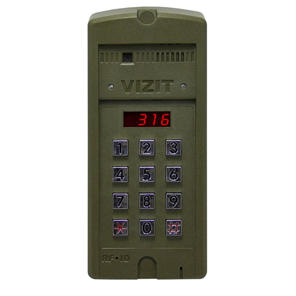 Блок вызова VIZIT БВД-316FCP видео,накладной, MF