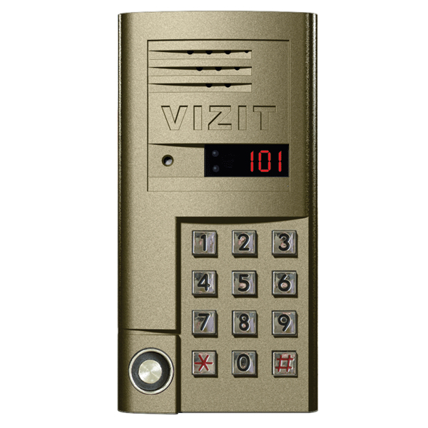 Блок вызова VIZIT БВД-SM101TCPL видео, накладной, ТМ