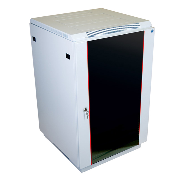 ШТК-М-18.6.8-1ААА ЦМО Шкаф напольн 18U (600 × 800) дв стекл