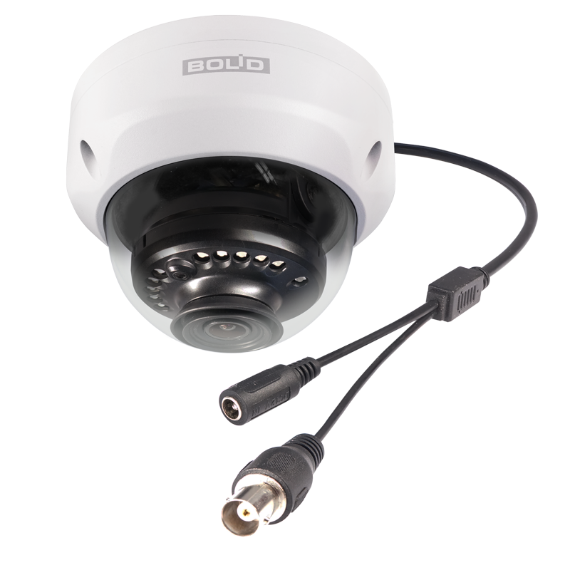 Видеокамера BOLID VCG-222 профессиональная (2.8mm) 2.0Mp protect dome TVI/AHD/CVI/CVBS