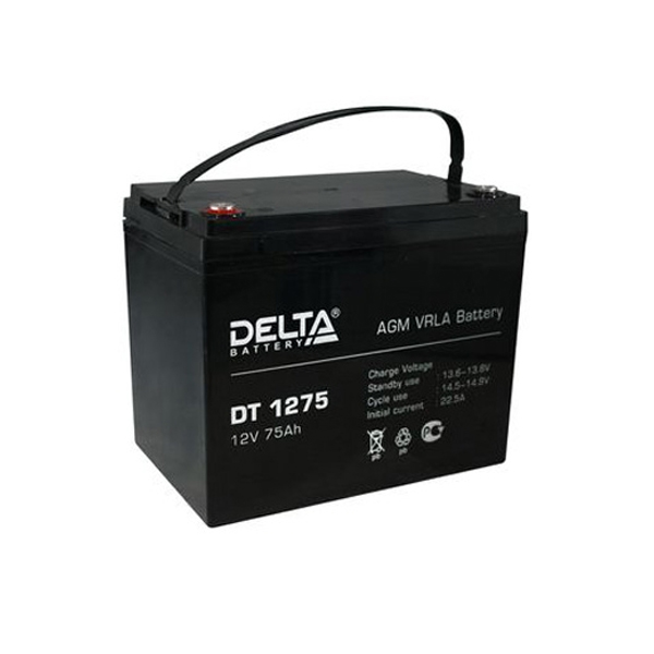 Аккумулятор 75 А/ч, 12В DELTA (DT1275)