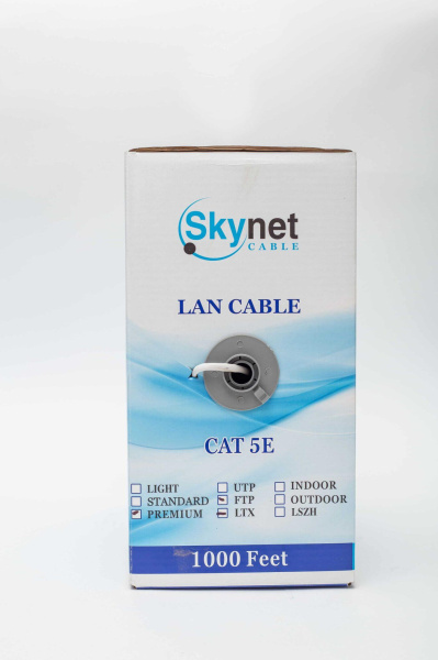 FTP 5e 4х2х0,51 нг(А)-LSLTx (бухта 305м.) SkyNet PREMIUM кабель внутренний белый