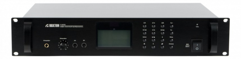 IP-A6701  цифро-аналоговый аудио преобразователь 2U