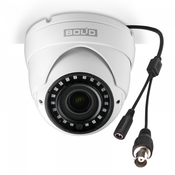 Видеокамера BOLID VCG-820 (версия 2) профессиональная (2.7-13.5mm) 2.0Mp dome TVI/AHD/CVI/CVBS