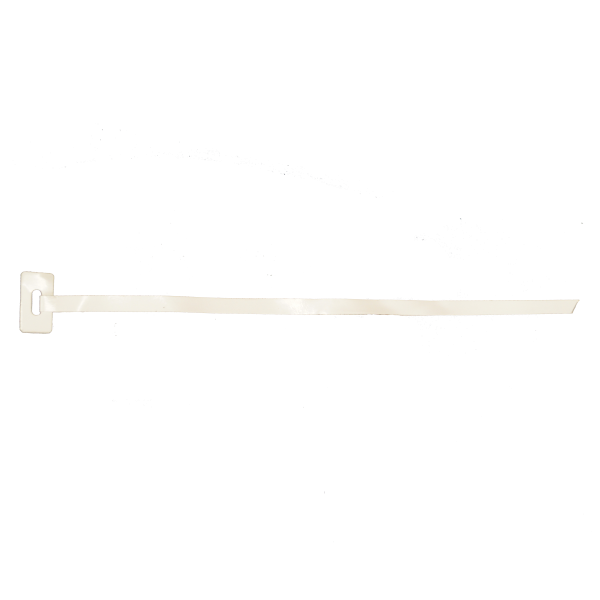 Хомут короба белый 140мм  (уп 100шт)  КФСТ.735312.062