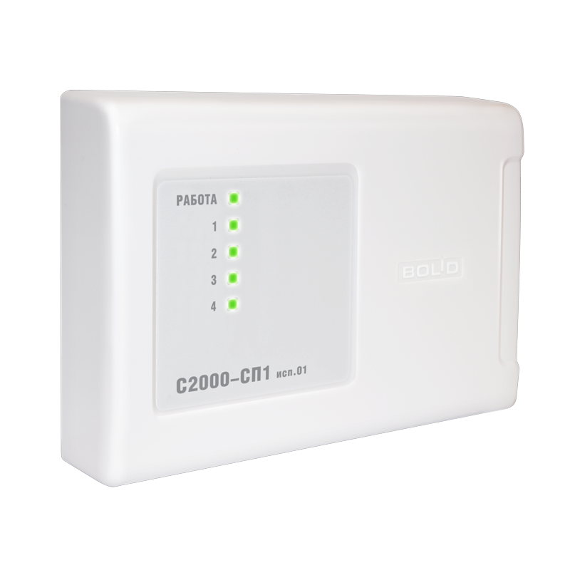 С2000 СП1 исп.01 Релейный блок - 4 исполнительных реле с переключаемыми контактами (40 шт/уп.)