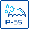 Класс защиты IP65 Класс защиты IP65